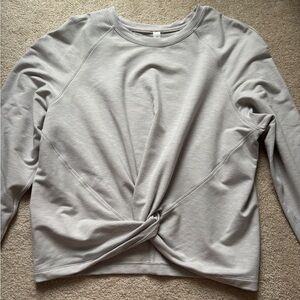 lululemon athletica Gray Twist Sweatshirt